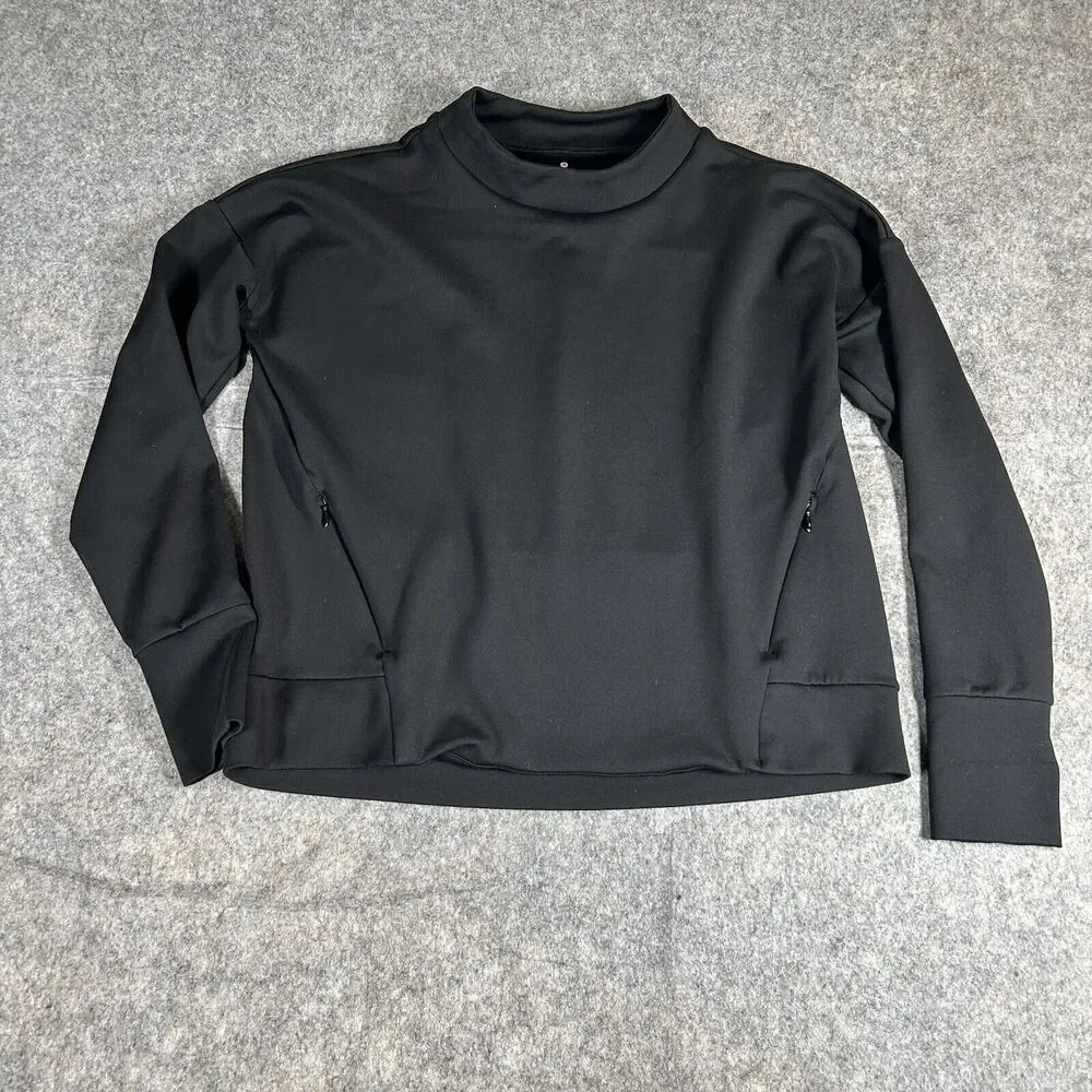 Athleta Black Long Sleeve Top Women’s Medium
